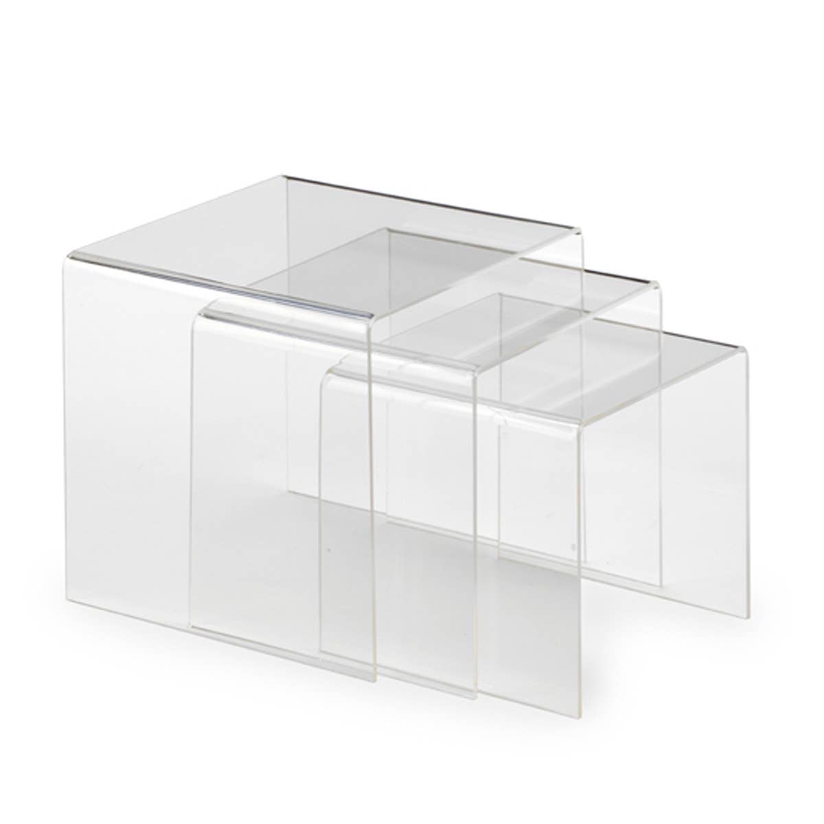 Clear Acrylic Risers: 4" 5" 6" Set, photo 5 of 5