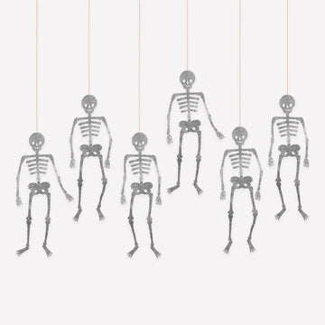 GlitterJointed Skeleton decorations, photo 1 of 3