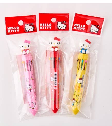 Hello Kitty Figure Mini 10-Color Pen, photo 1 of 8
