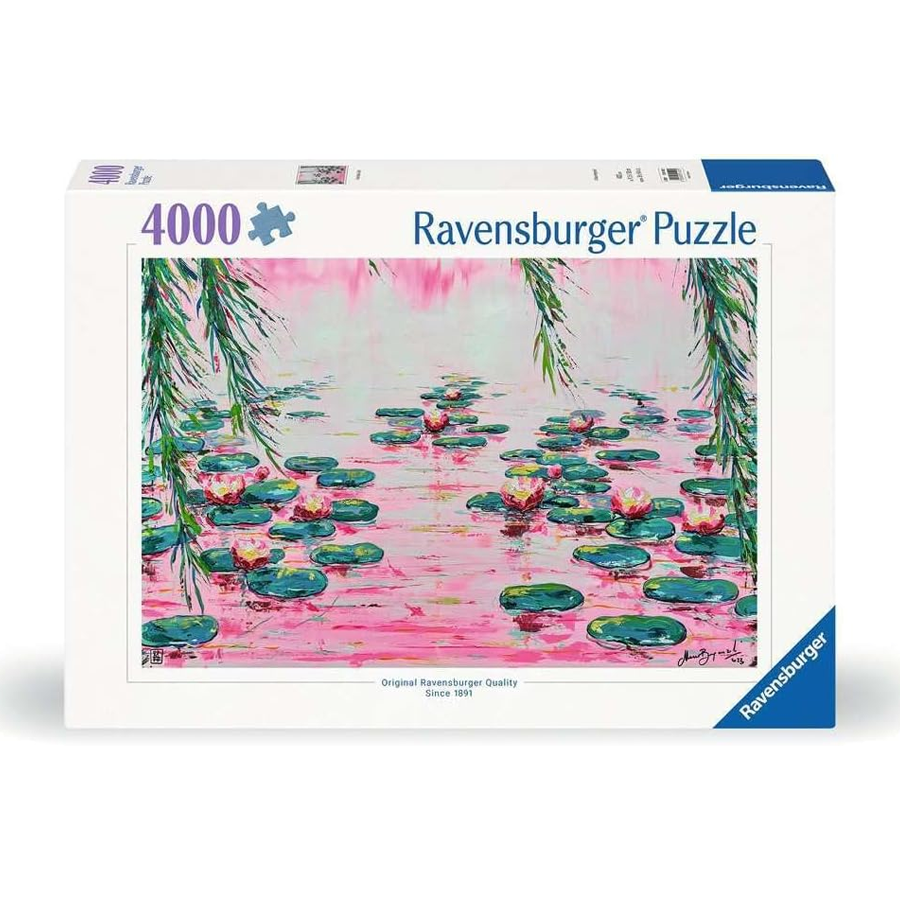 Ravensburger Pink Water Lilies 4000 Piece Puzzle