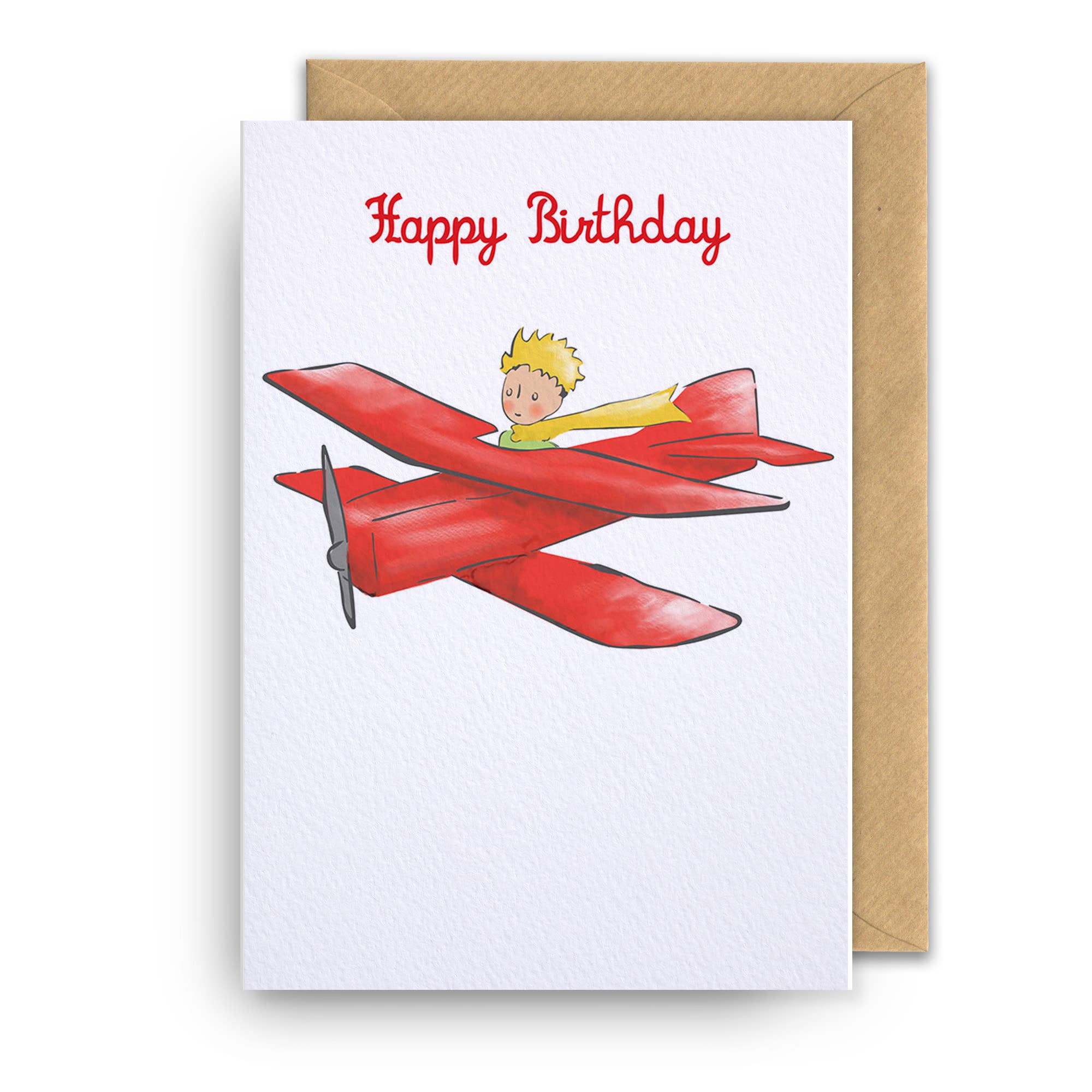 Birthday Card | Little Prince | Plane