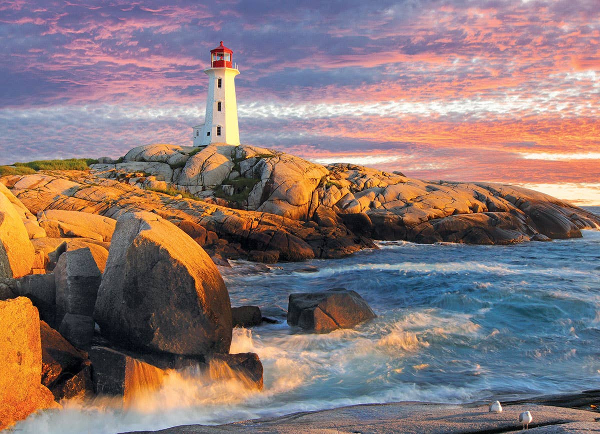 Peggy’s Cove Lighthouse. Nova Scotia 1000pc Puzzle, photo 2 of 3