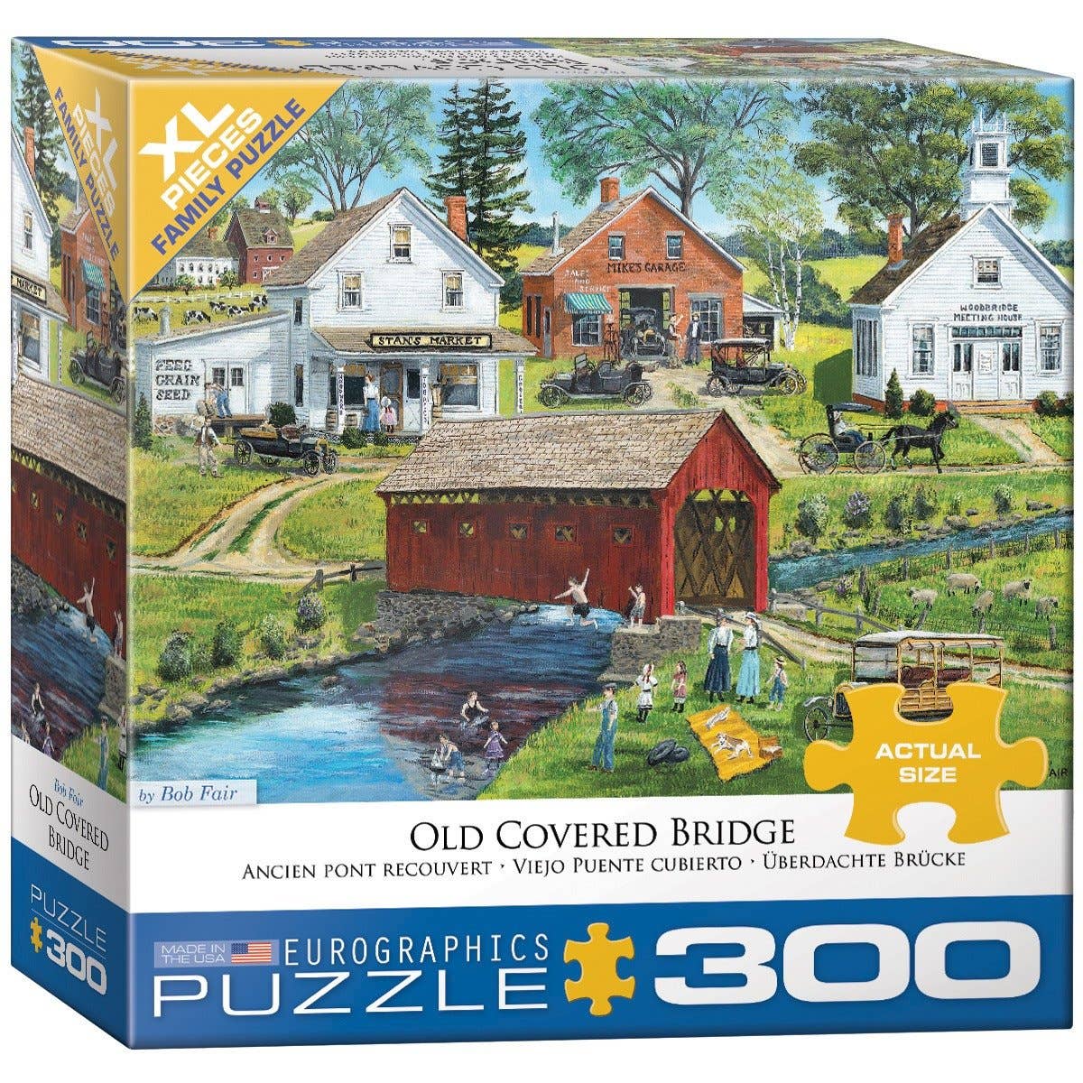 Old Covered Bridge 300pc Puzzle, photo 1 of 3