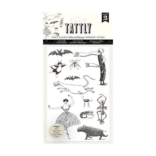 Gorey's Creatures & Figures Tatt. Sheet, photo 1 of 3