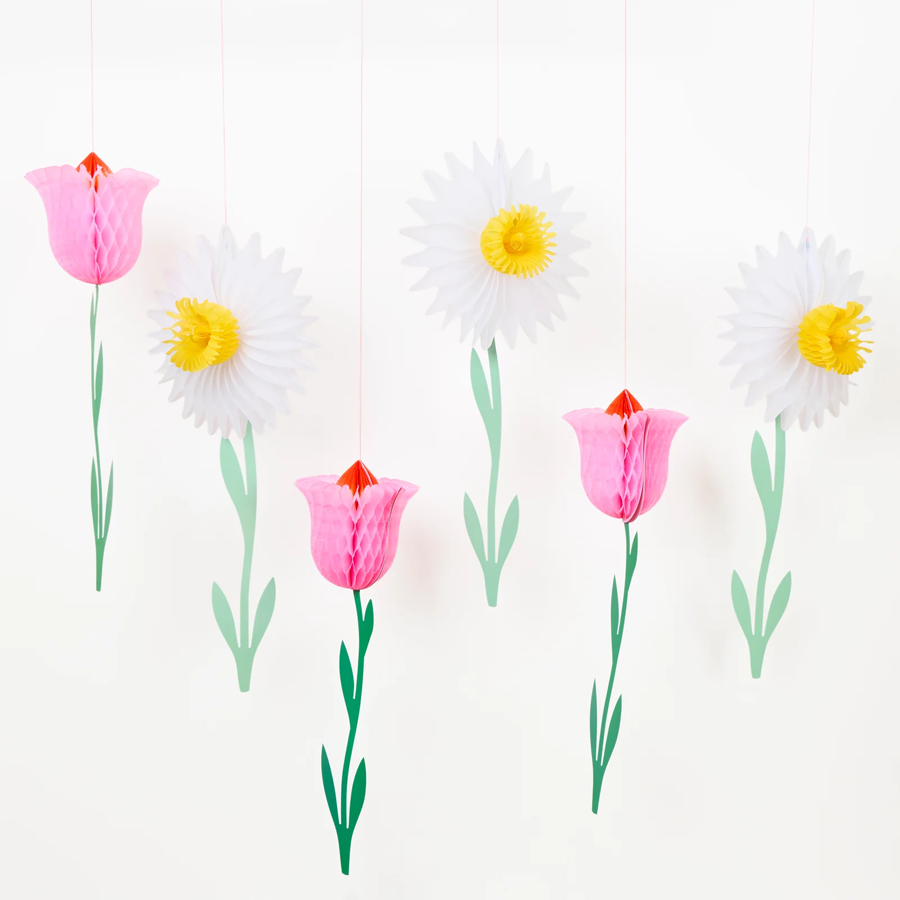 Meri Meri Spring Honeycomb Flower Decoration
