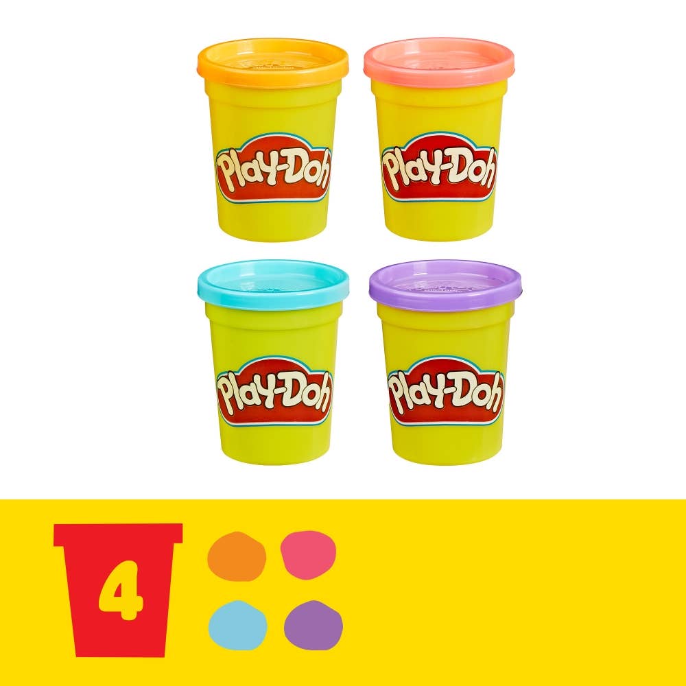 Play-Doh 4-Pack of 4-Ounce Cans (Sweet Colors), photo 4 of 7