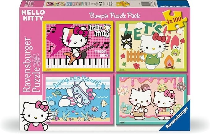 Hello Kitty 4x100 Puzzle