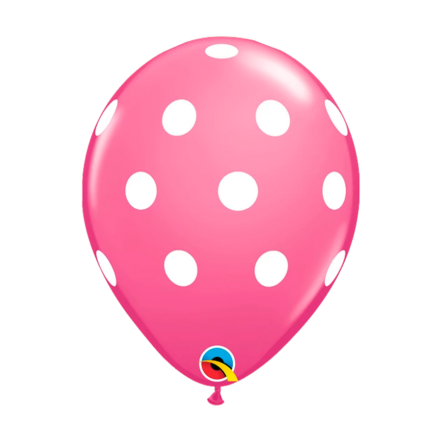 11in Polka Dot Latex Balloons, photo 6 of 6