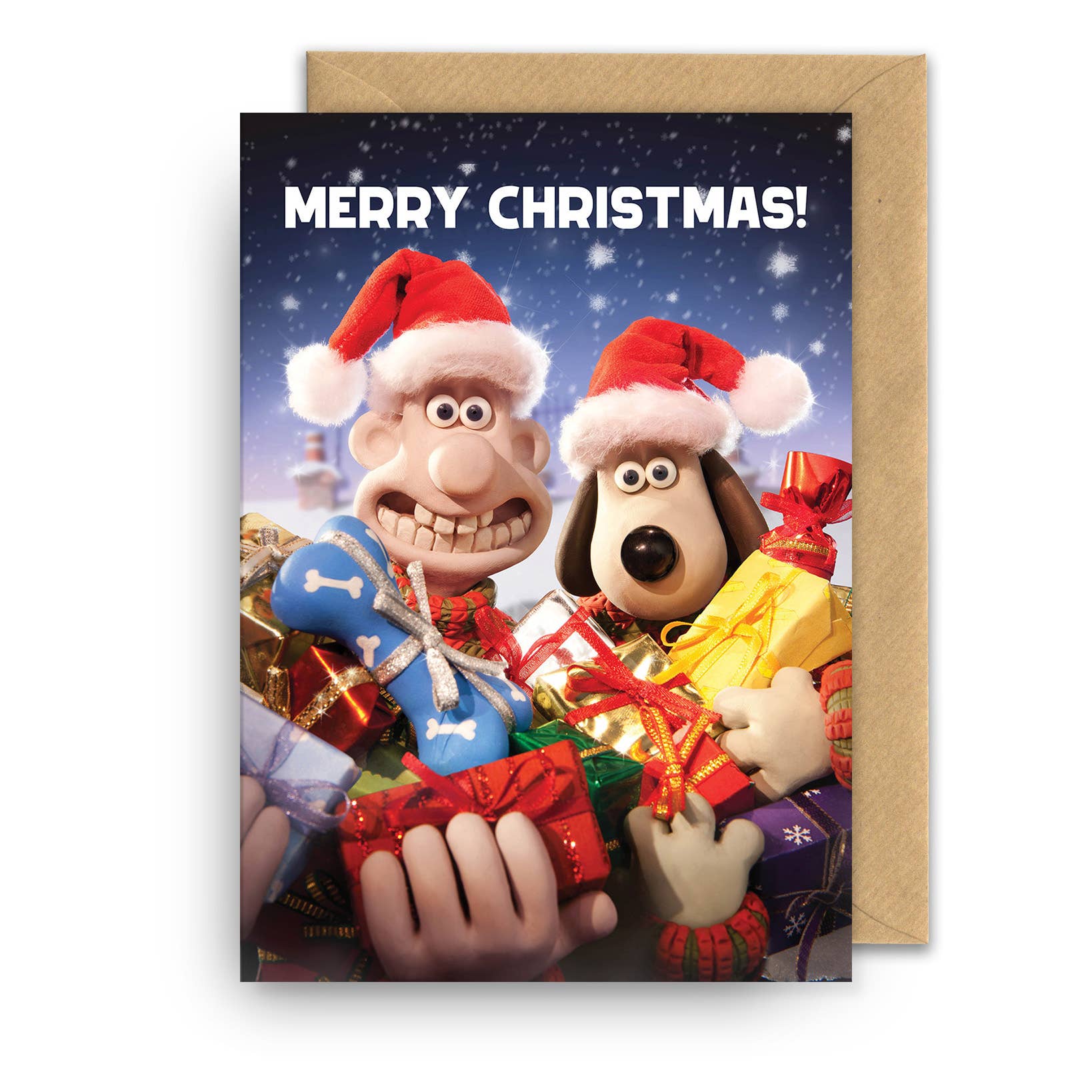Christmas Card | Wallace and Gromit | Merry Christmas, photo 1 of 2