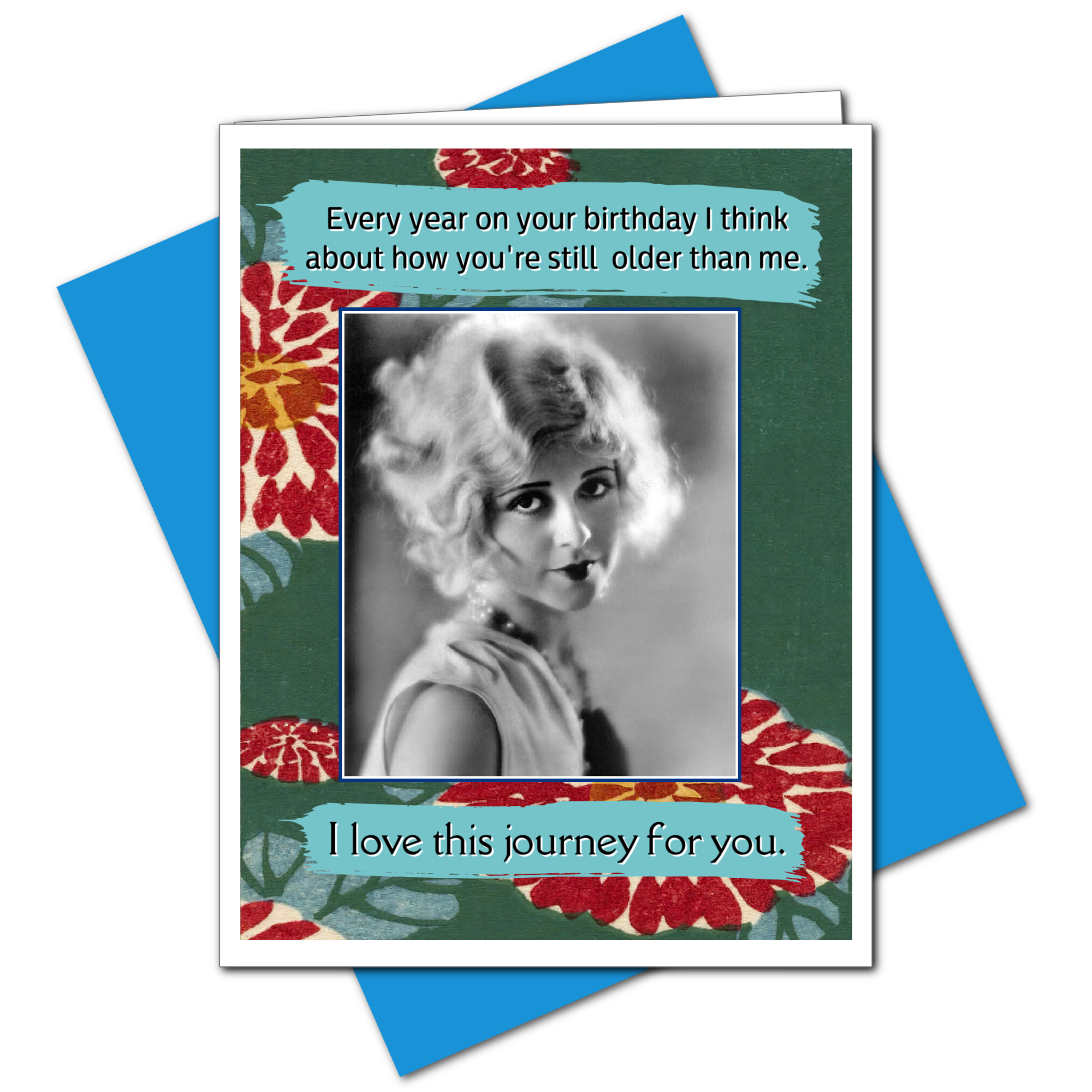 Umlaut Brooklyn I Love This Journey For You - Birthday Greeting Card, photo 2 of 3