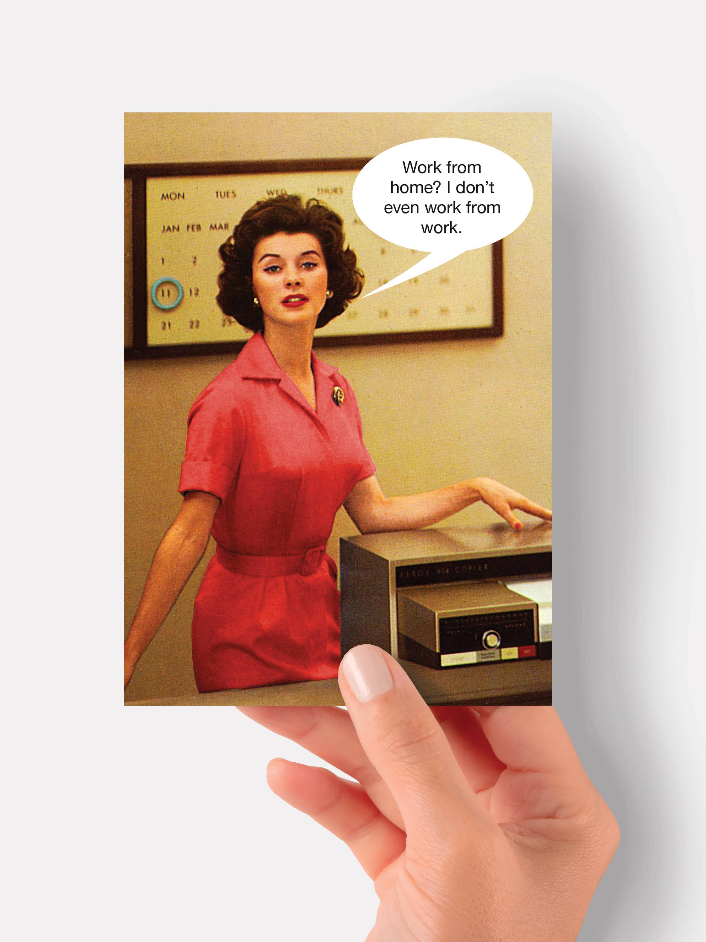 Work From Home - 4 x 6 Card, photo 3 of 4