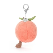 Jellycat Amuseables Peach Bag Charm, photo 4 of 4