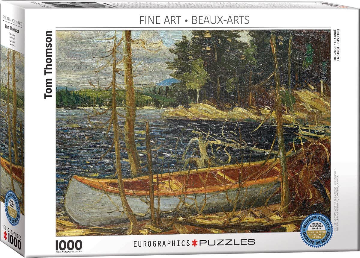 The Canoe Tom Thompson 1000pc Puzzle, photo 1 of 3