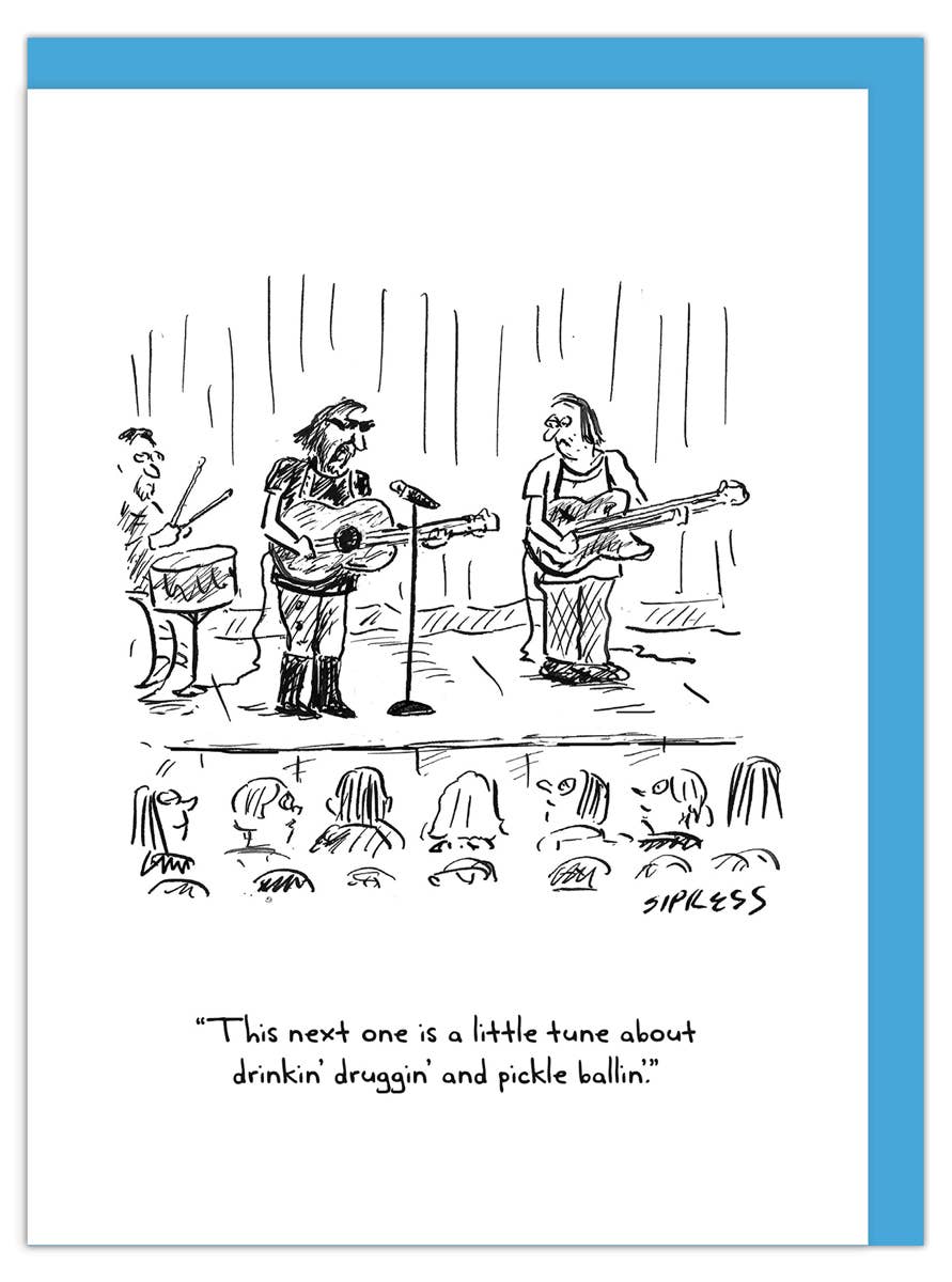 Little Tune - Nelson Line Cartoon Card - NLCC083
