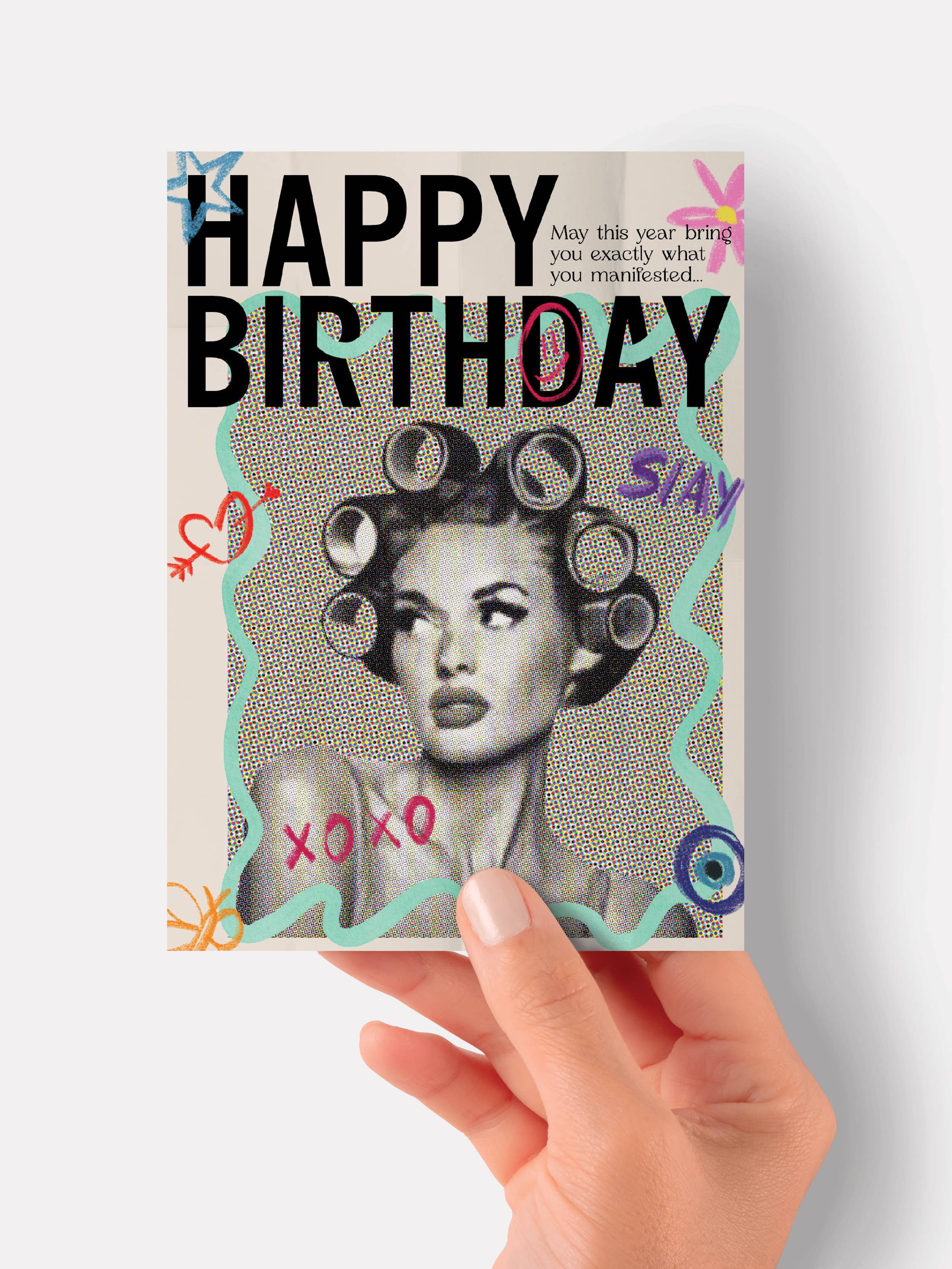 Manifestation - 4.5 x 6.25 Birthday Card, photo 3 of 4