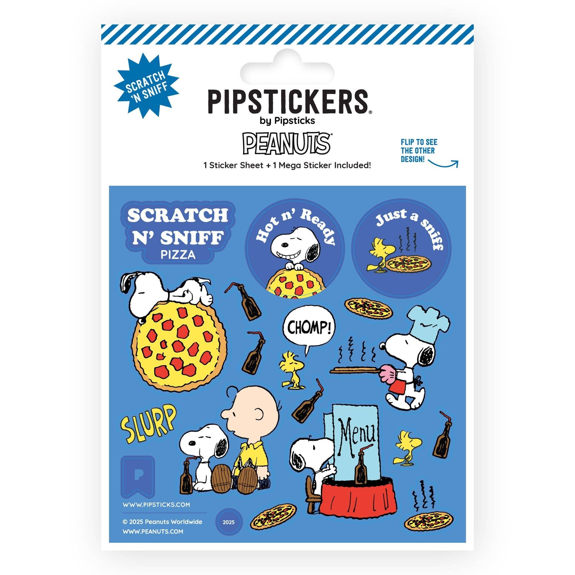 Pipstickers Peanuts Hot Pizza Scratch 'n Sniff, photo 1 of 4