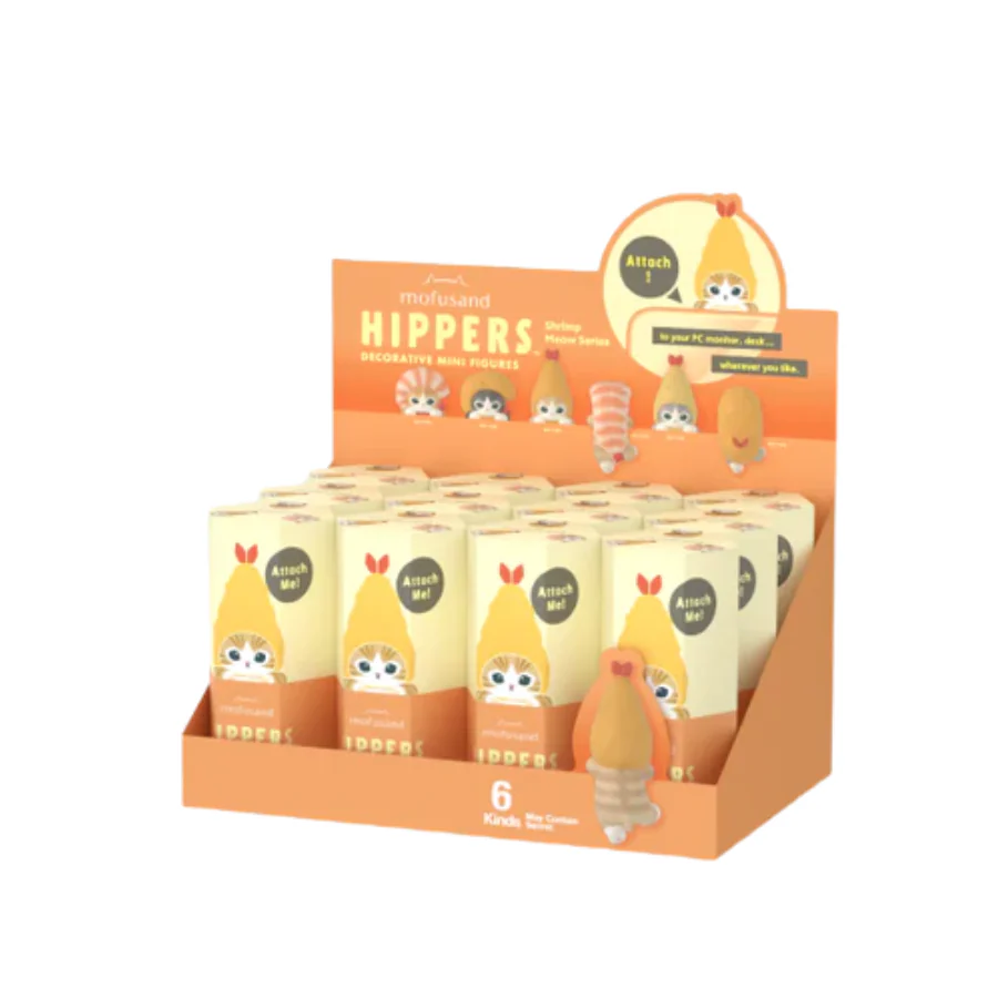 Dreams Mofusand Shrimp Meow Hippers Decorative Mini Figuries