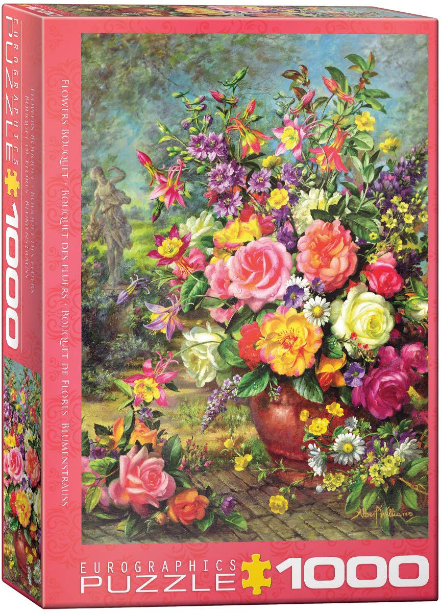Flowers Bouquet Albert Williams 1000pc Puzzle, photo 1 of 3