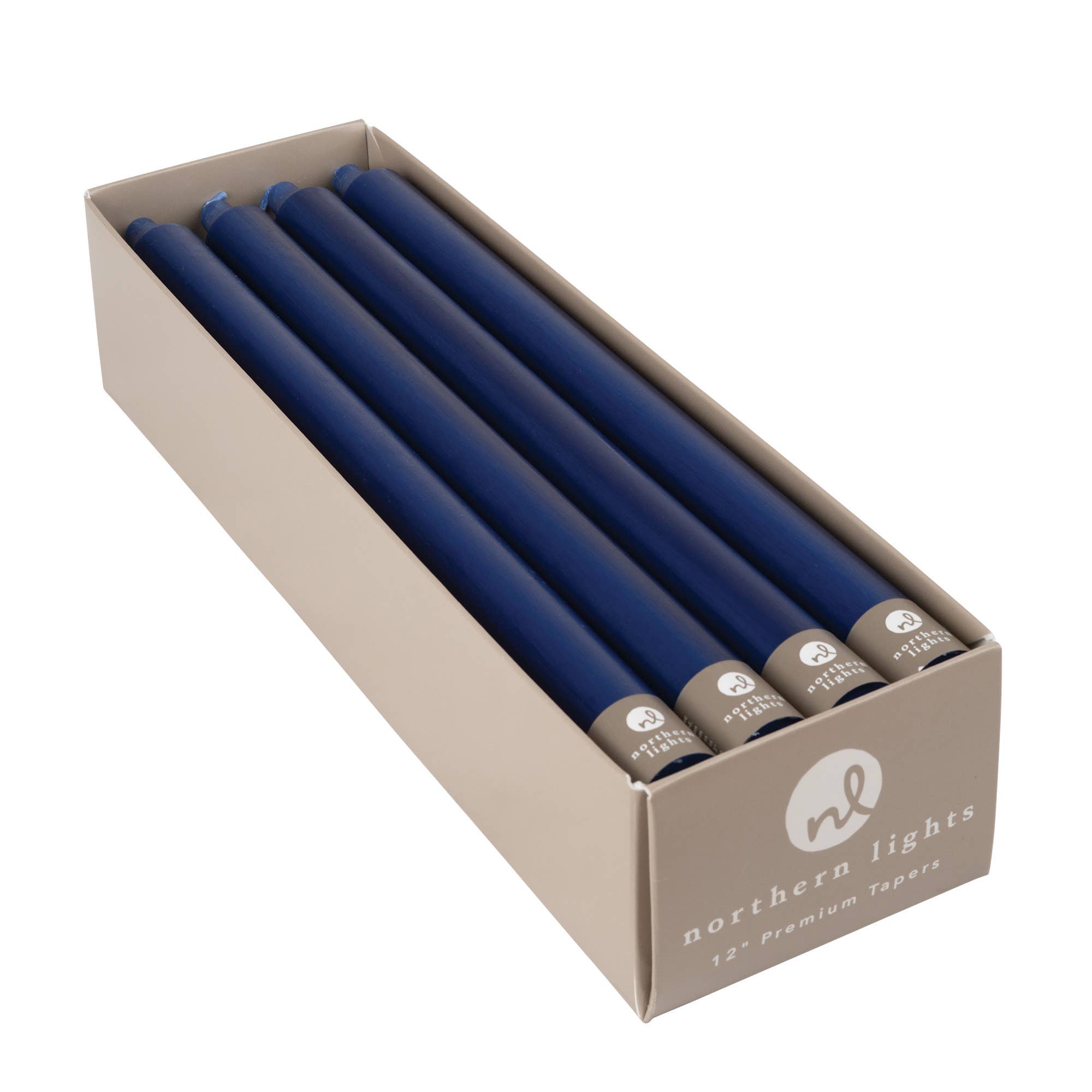 12" Taper Candles - 12pk Box: Midnight Blue, photo 1 of 8