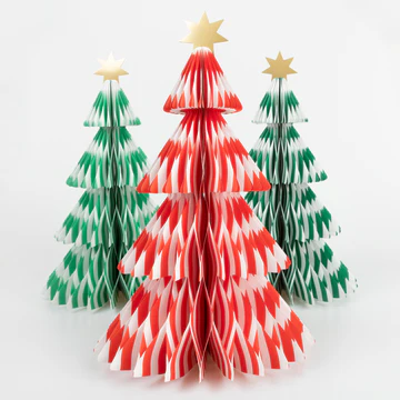 Stripe Paper Honeycomb Trees