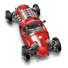 Thames & Kosmos V8 Race Car, photo 3 of 4