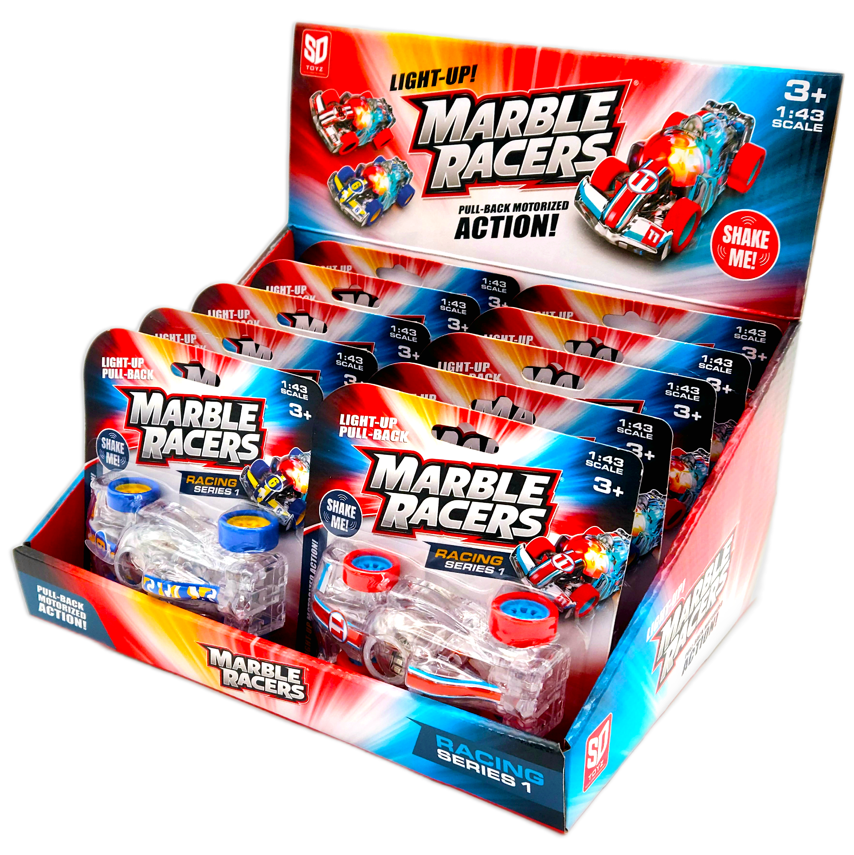 Marble Racers Racing Series 16 Piece PDQ, photo 1 of 8