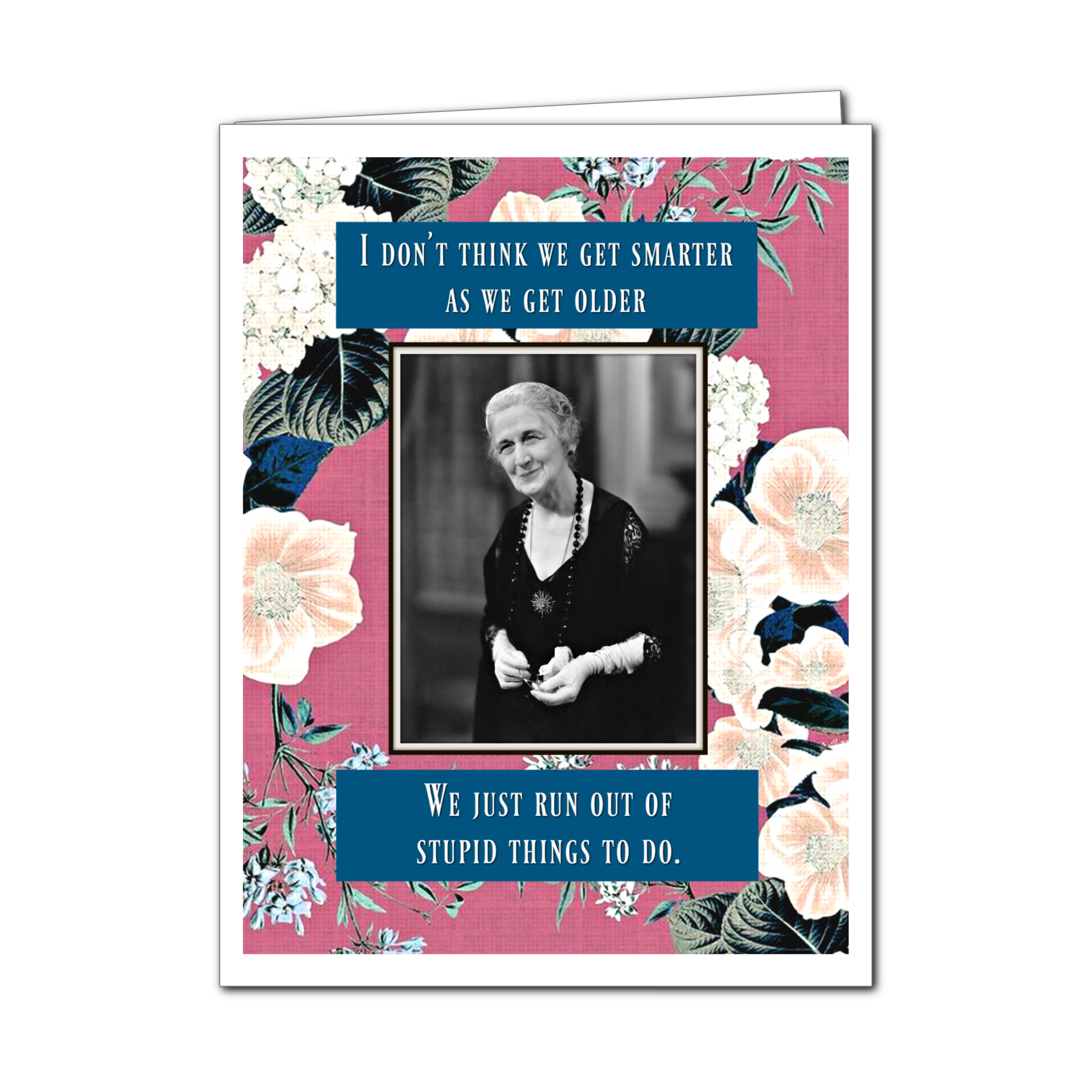 Umlaut Brooklyn Smarter / Older Birthday Greeting Card, photo 3 of 3