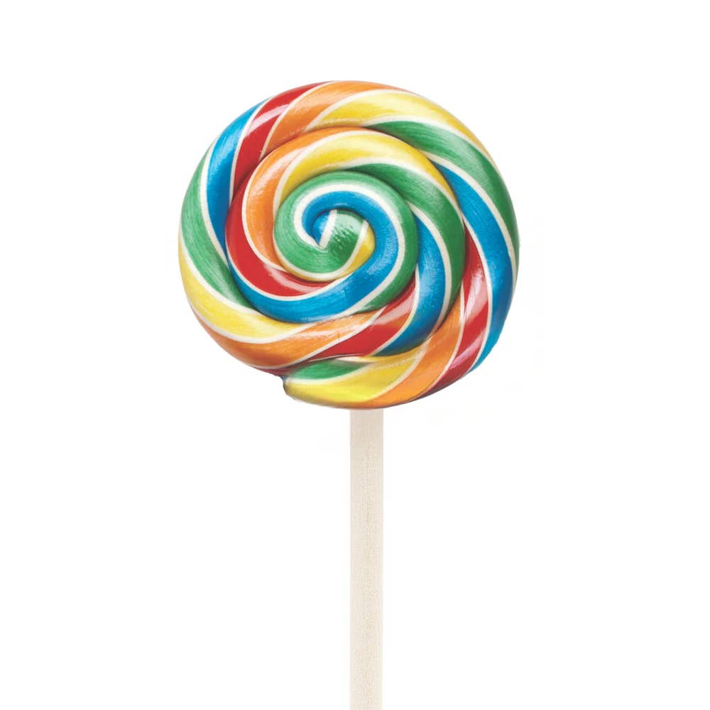Handmade Lollipop - Rainbow Blast Fruit Punch - 1 oz, photo 1 of 5