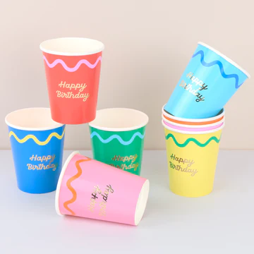 Meri Meri Wiggle Edge Cups, photo 1 of 2
