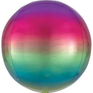 16in Rainbow Orbz Balloon