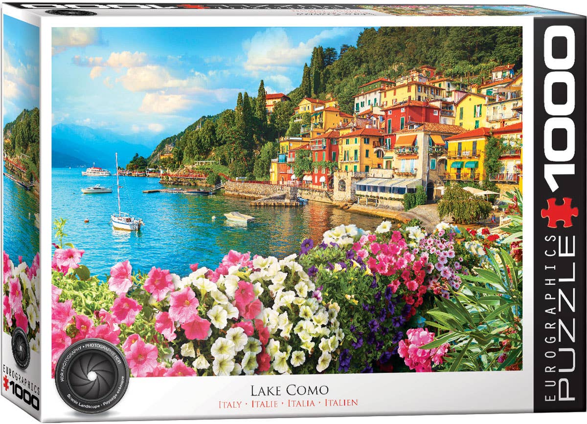 Lake Como - Italy 1000pc Puzzle, photo 1 of 3