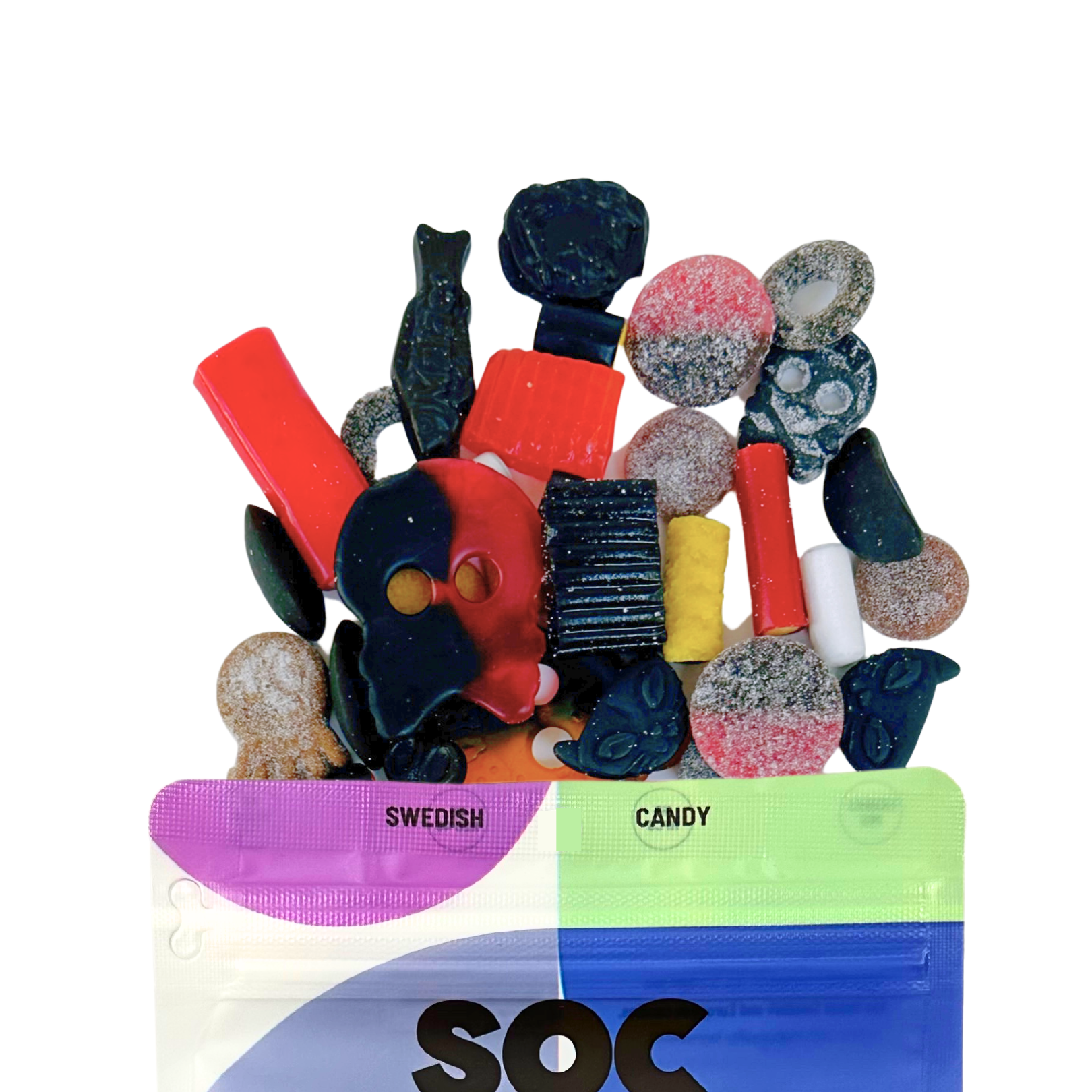 Sockerbit Licorice Mix Swedish Candy Bag 8oz, photo 2 of 2