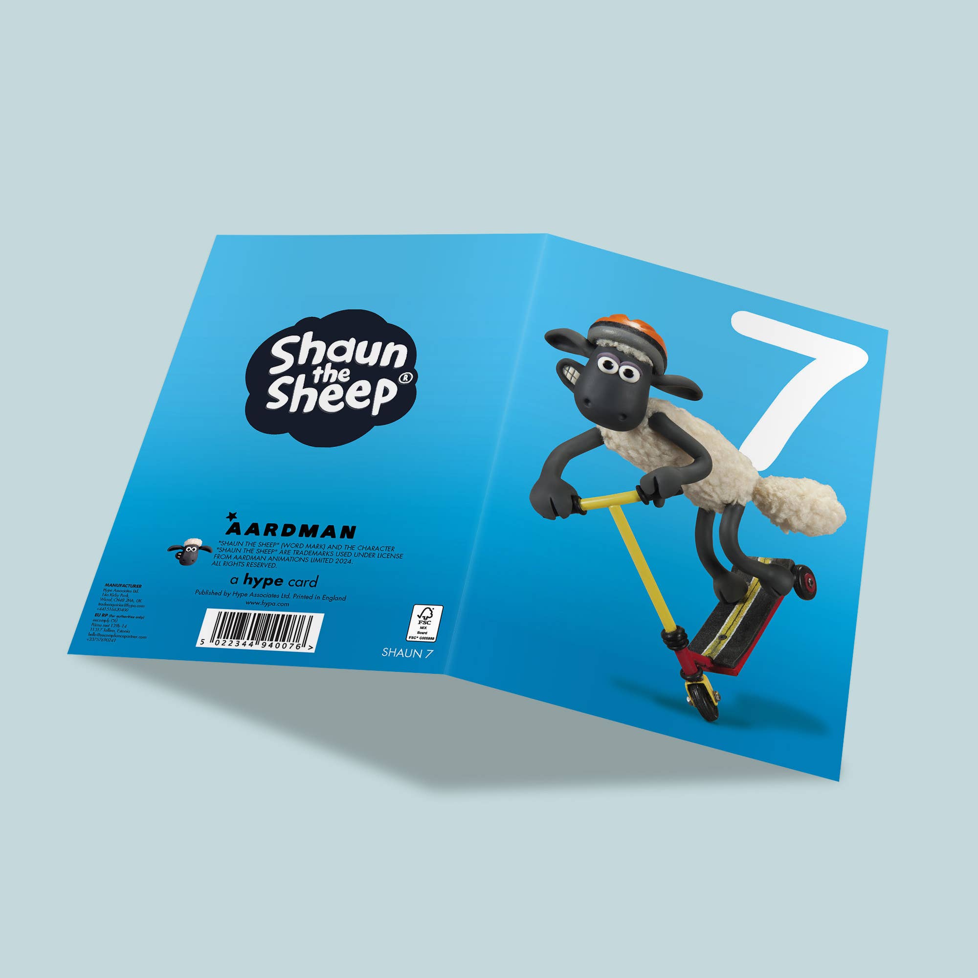 Birthday Card | Shaun the Sheep | 7 Year Old, photo 2 of 2