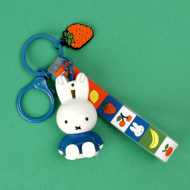 Miffy Figure Keyring & Charm – Pastel & Fruits Random: Pastel, photo 3 of 8