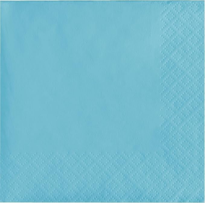 Beverage Napkin Pastel Blue