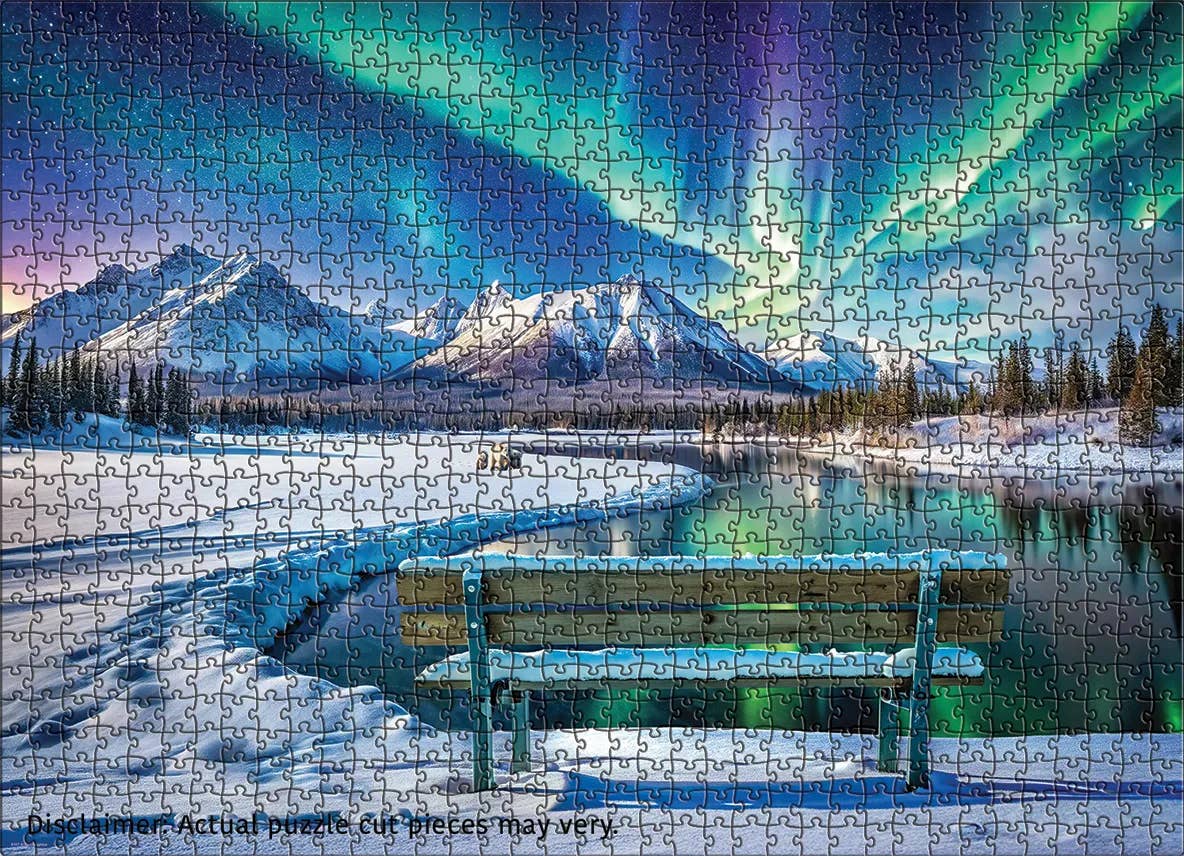 Yukon Aurora Borealis 1000pc Puzzle, photo 3 of 4