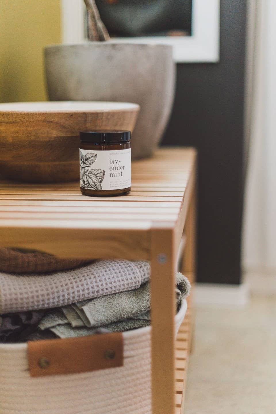 Lavender Mint 9oz Soy Candle, photo 5 of 6