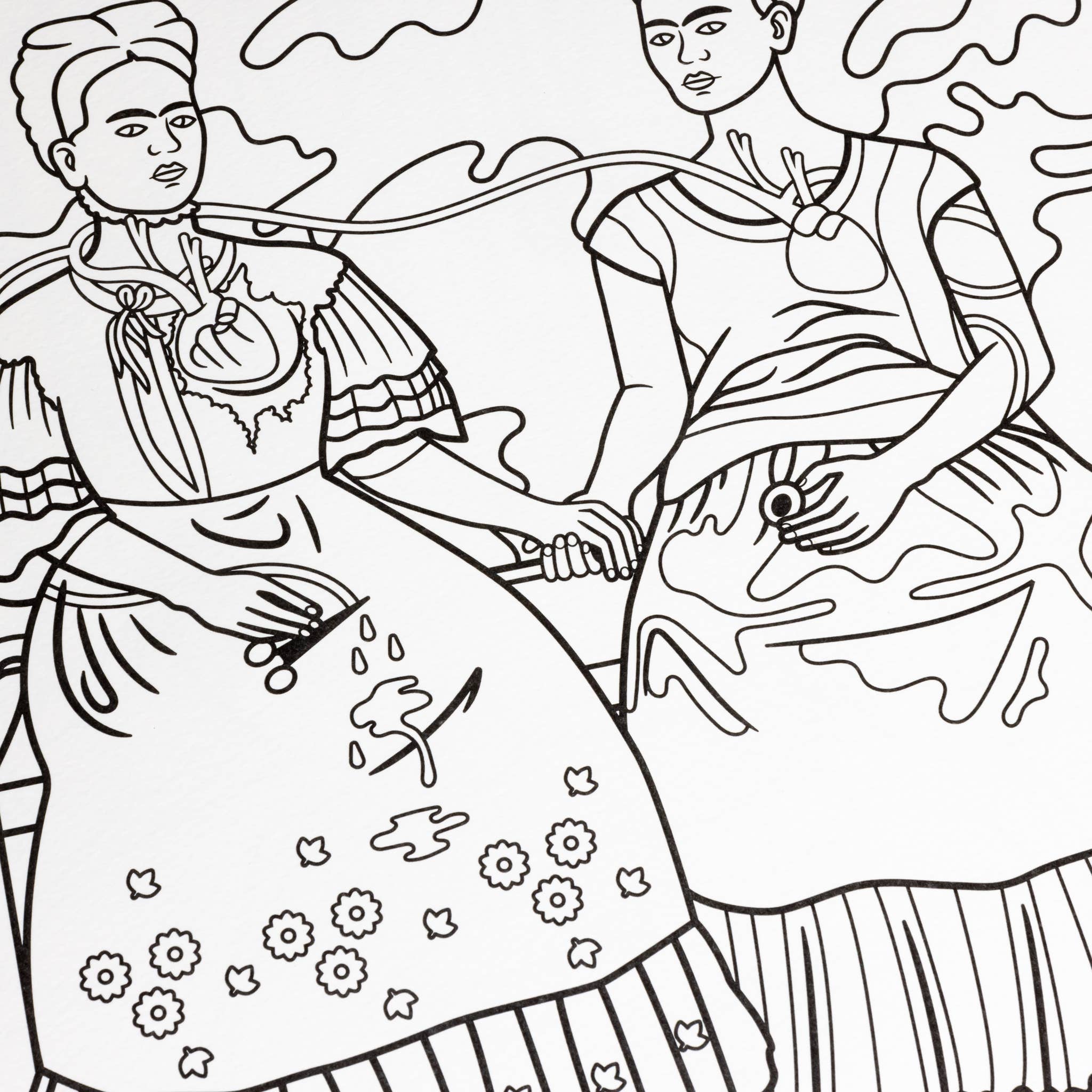 Coloring Book - Frida Kahlo, photo 5 of 8