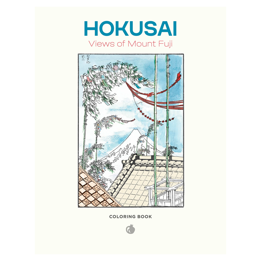 Pomegranate Hokusai: Views of Mt. Fuji Coloring Book