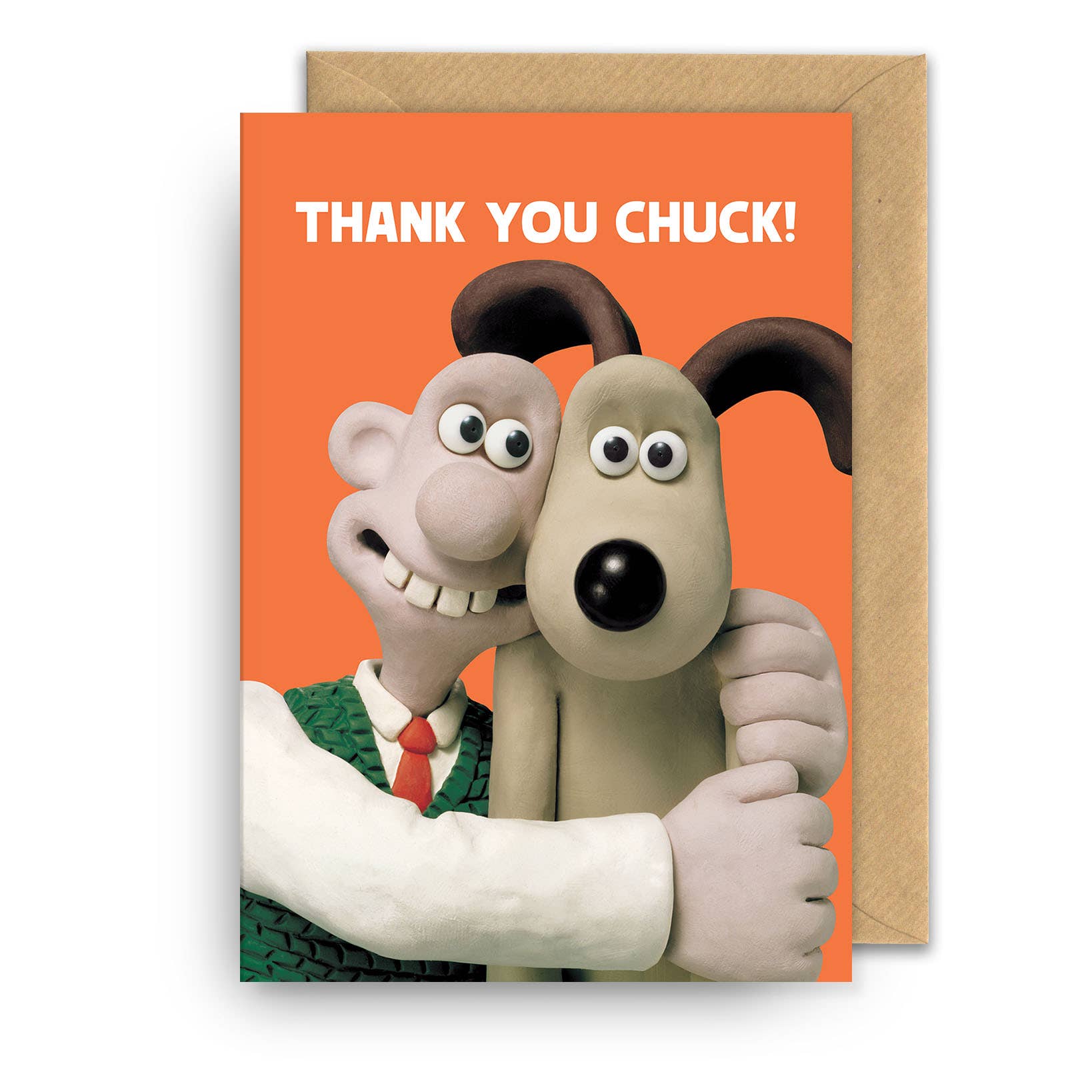Thank You Card | Wallace and Gromit | Thank You Chuck!, photo 1 of 2