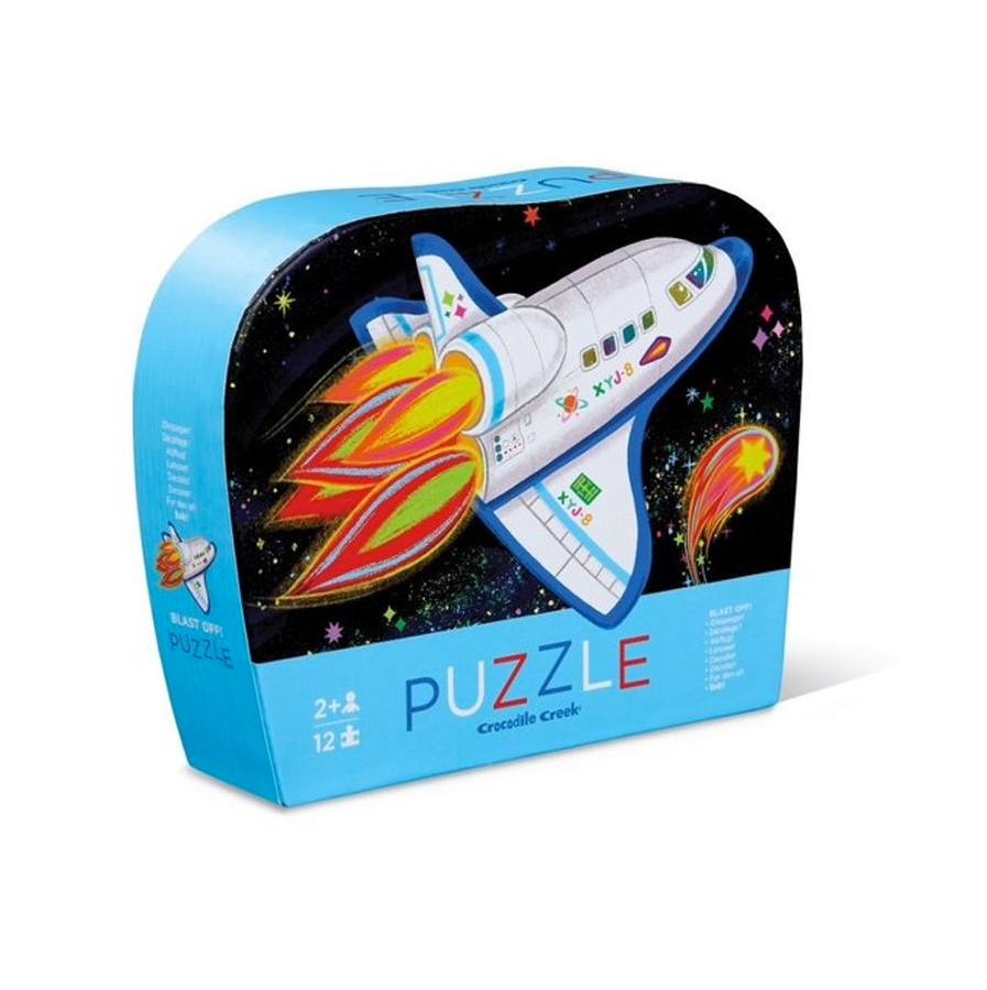 Crocodile Creek "Blast Off" (12 Pc Mini Puzzle)