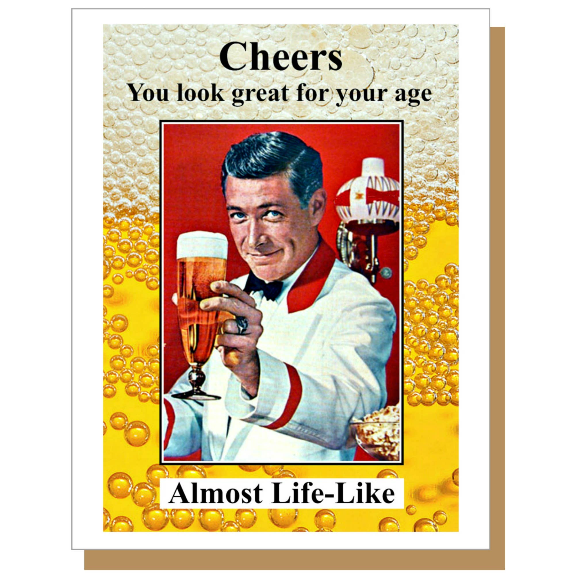 Umlaut Brooklyn Life Like Male - Birthday Greeting Card, photo 1 of 3