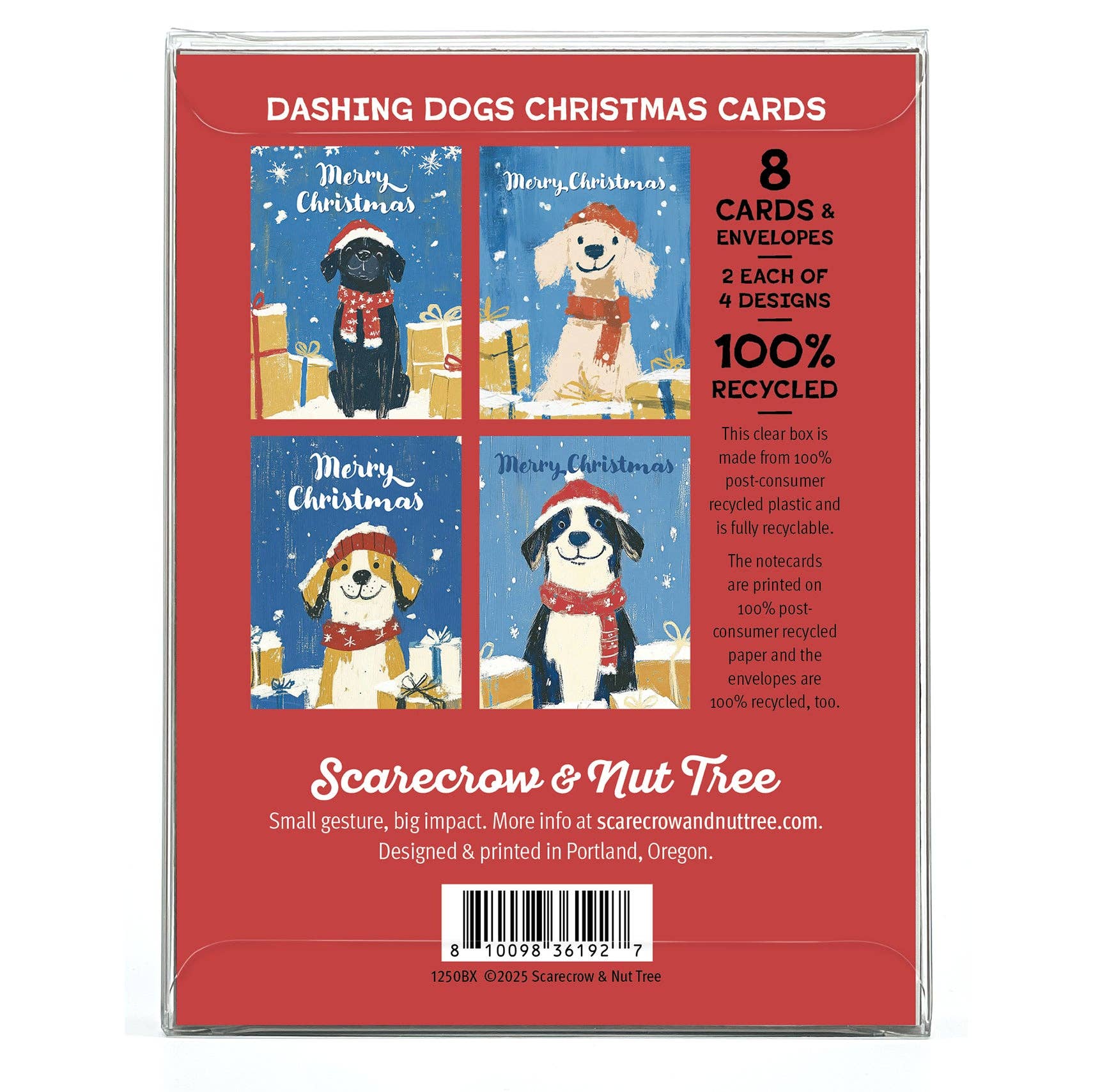 Delightful Dogs - Recycled Christmas Cards Box Set for Dog Lovers, photo 3 of 3