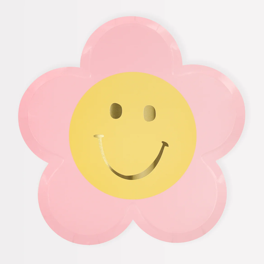 Meri Meri Happy Icons Flower Plates - Set of 8