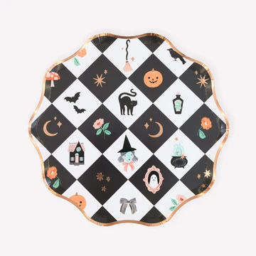 Halloween Patchwork Side Plates, photo 1 of 3