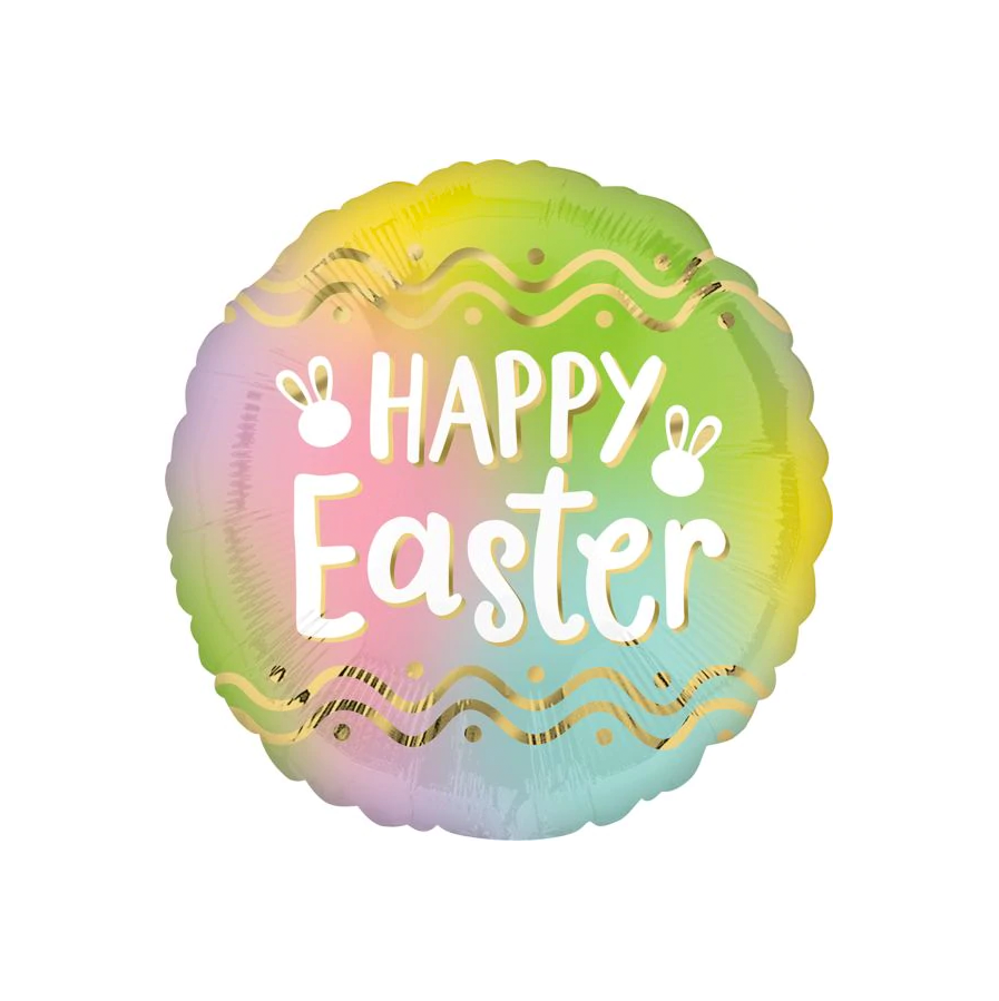 17in Ombre Happy Easter Foil Balloon