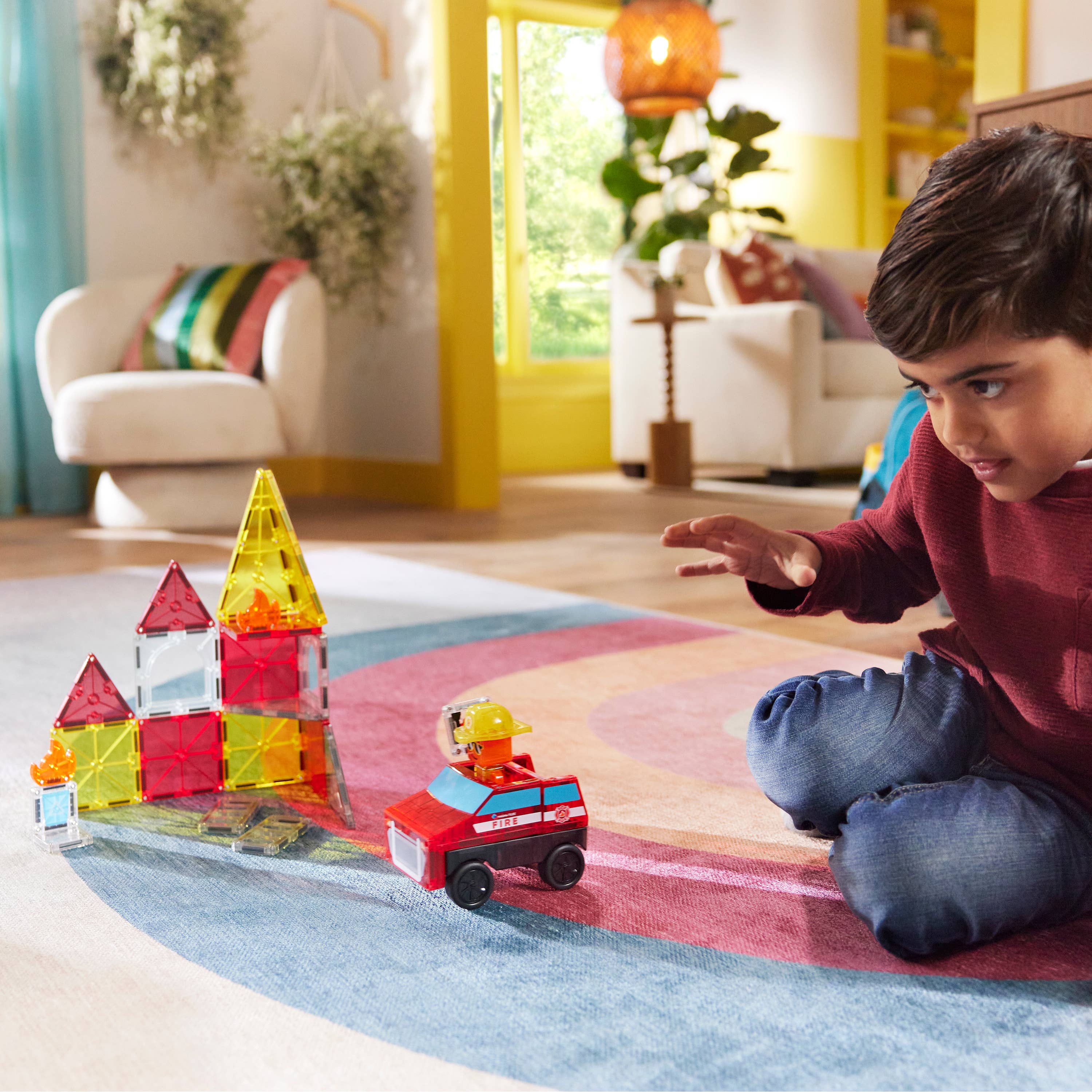 Magna-Tiles Fire Rescue 27-Piece Set, photo 3 of 8