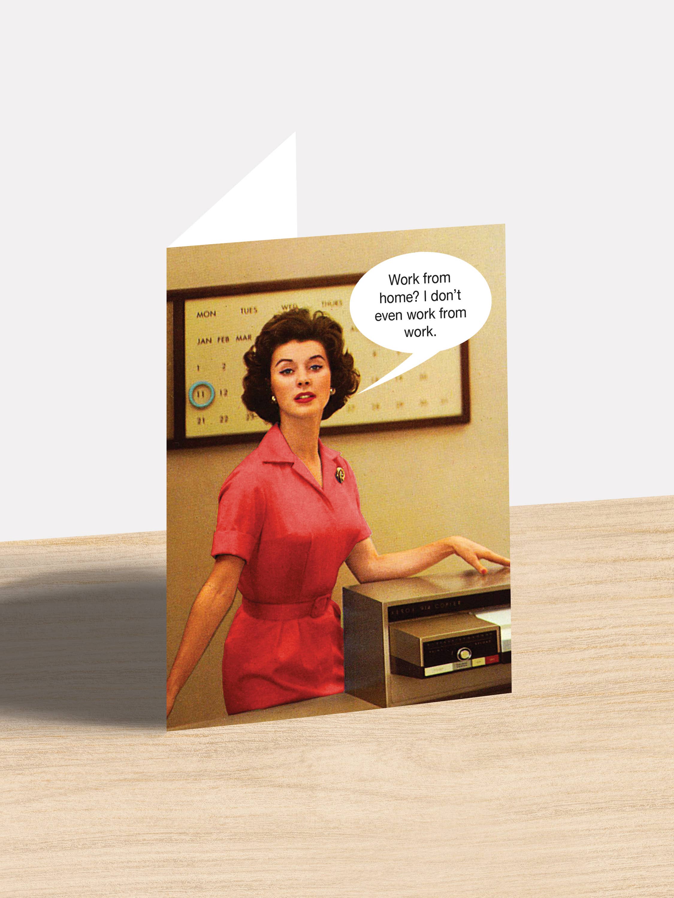 Work From Home - 4 x 6 Card, photo 4 of 4