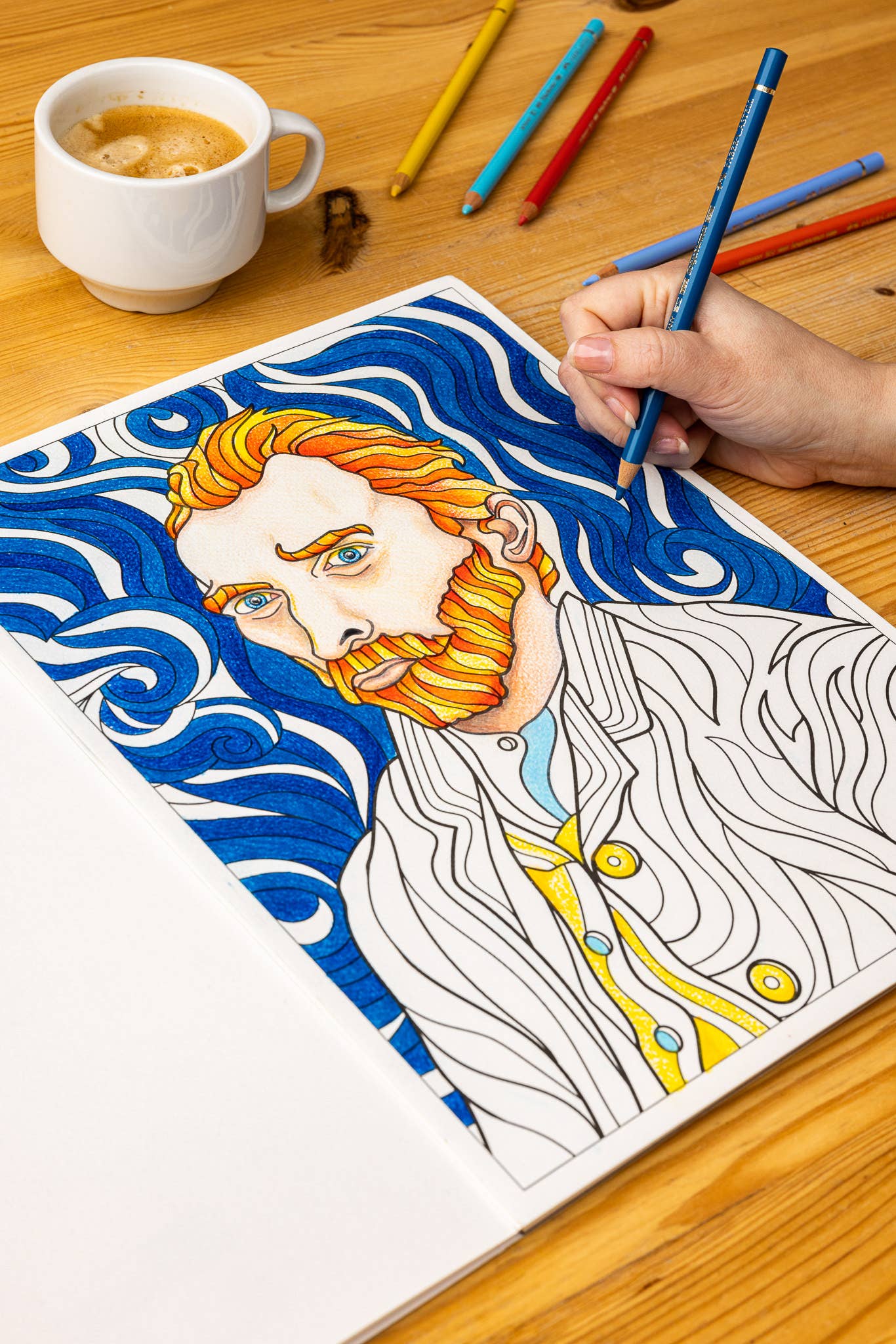 Coloring Book - Vincent van Gogh, photo 5 of 8