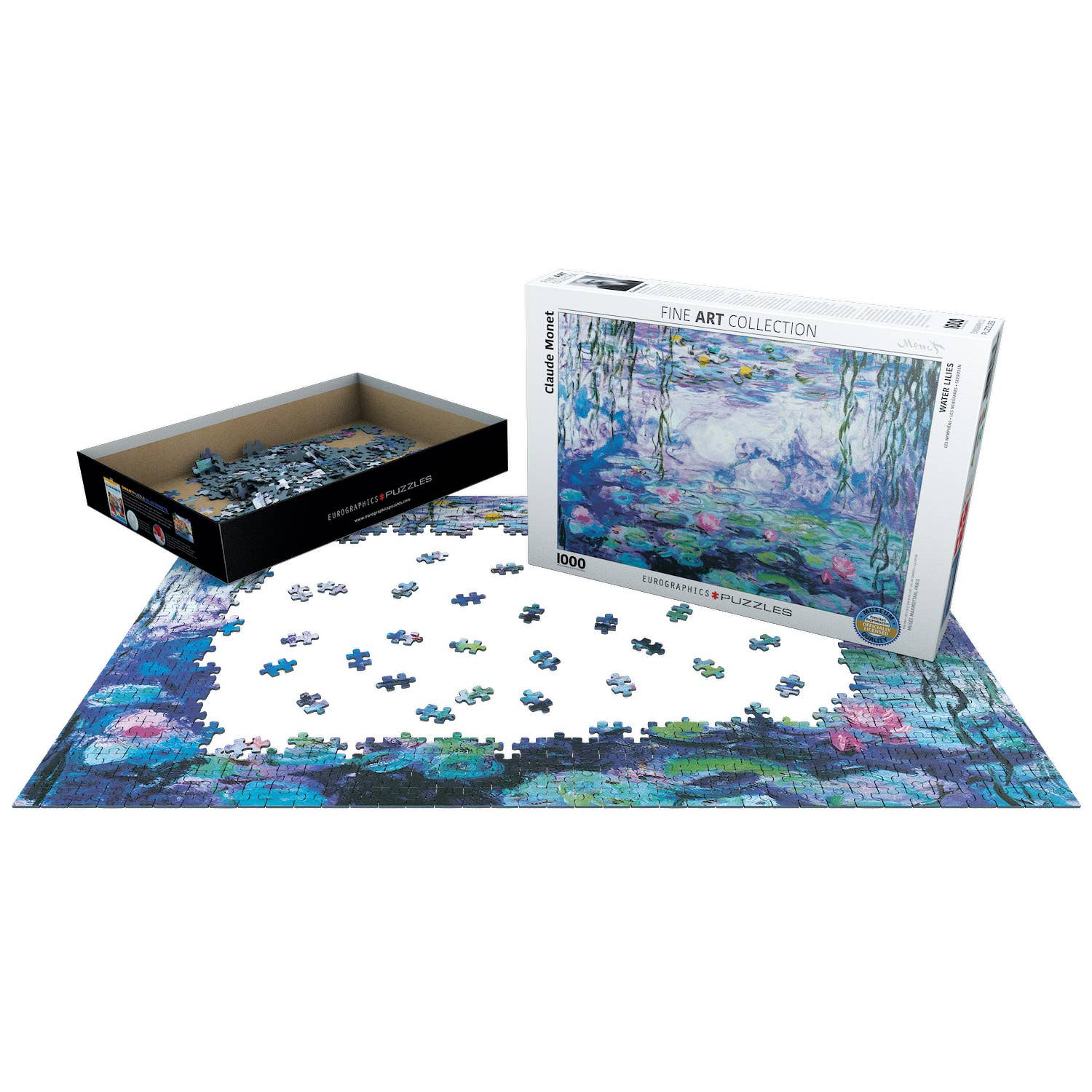 Water Lilies Claude Monet 1000pc Puzzle, photo 3 of 3